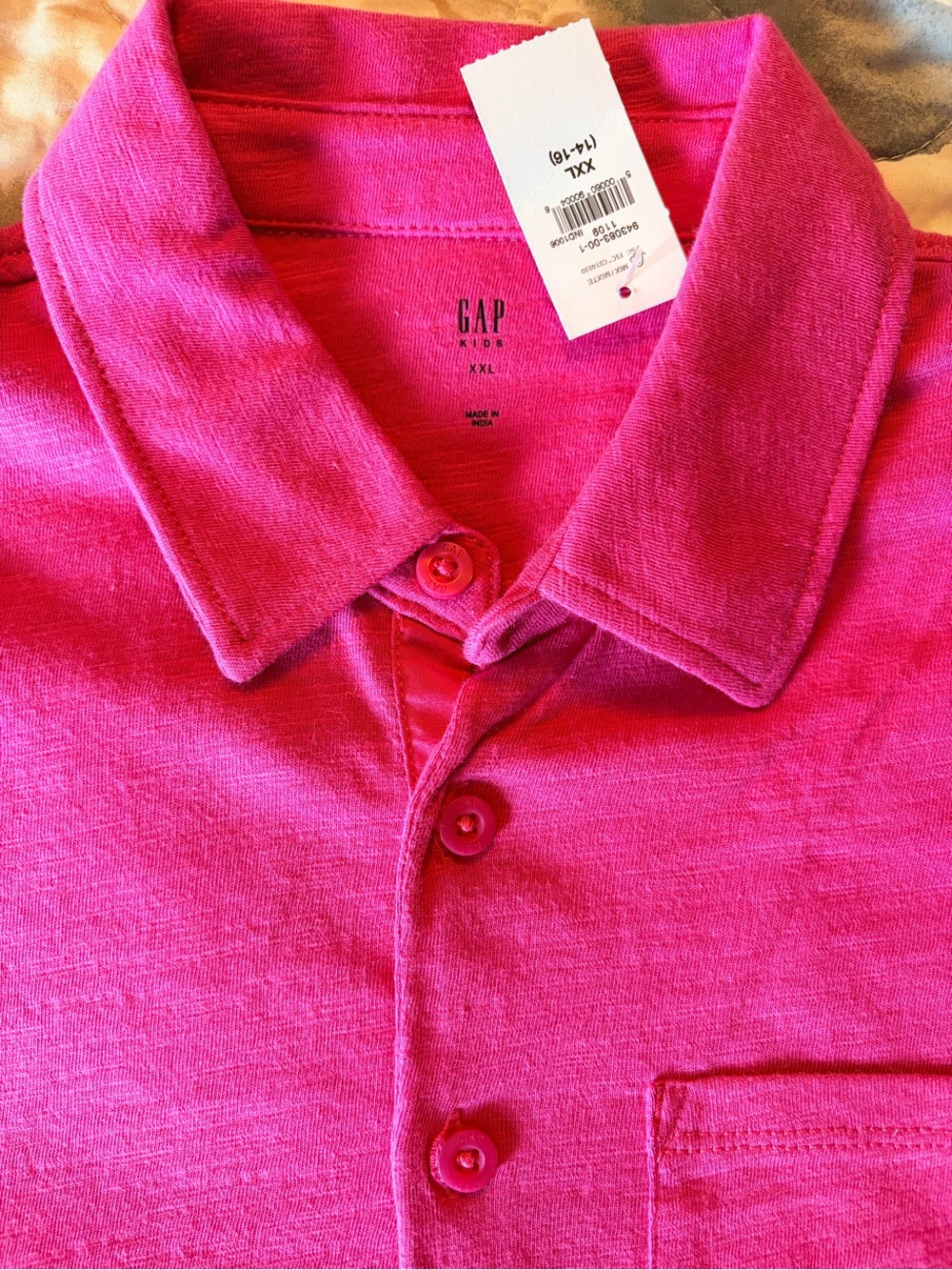 GAP Kids Hot Pink Polo Shirt